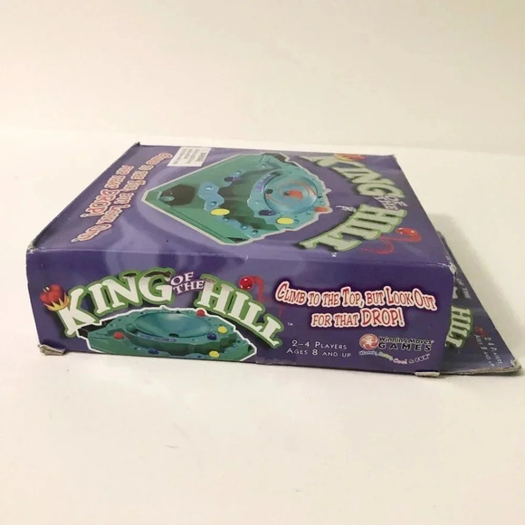 2006 King of the Hill Marble  Board Game Winning Moves Games Damaged Box - Picture 11 of 16